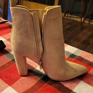Forever21 Beige Pointed Toe Bootie